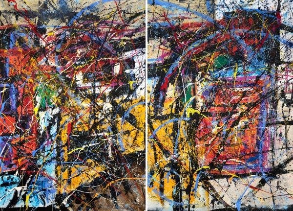 Un diptyque, modèle d'abstraction